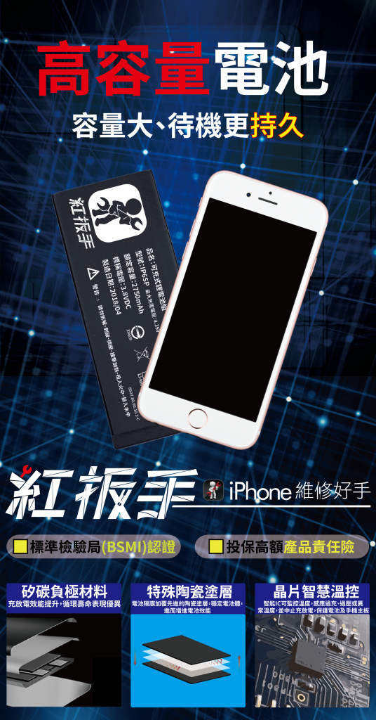 Iphone換電池 紅扳手 紅板手 Iphone高容量電池 Iphone紅扳手iphone 高容量電池